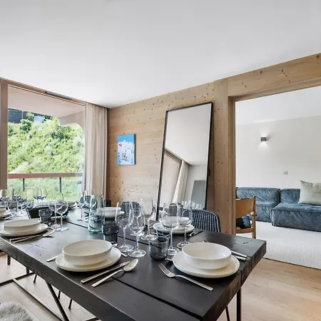 아파트 Moderne A Avec Acces Skis Aux Pieds, 6 Adultes Et 2 Enfants, Parking Inclus - Fr-1-562-82